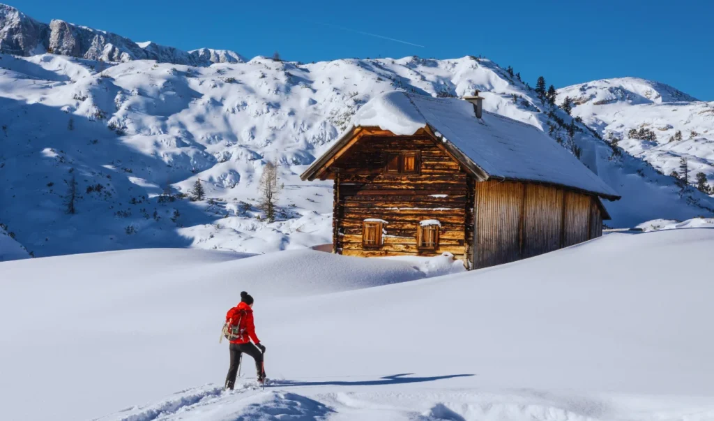 Snowshoeing at Dachstein Krippenstein  Austria