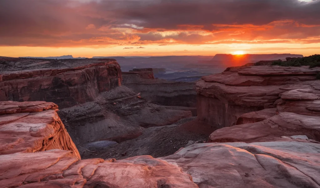 sunset at canyonlands national park, utah, usa: things to do in Utah