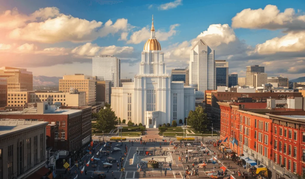 the mormon temple in salt lake city, utah: things to do in Utah